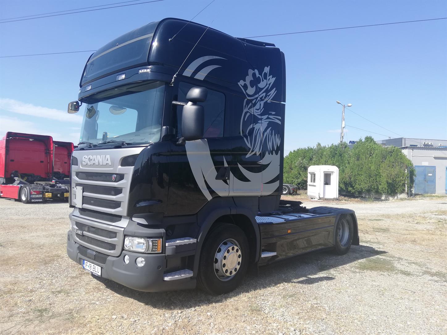 cap tractor scania