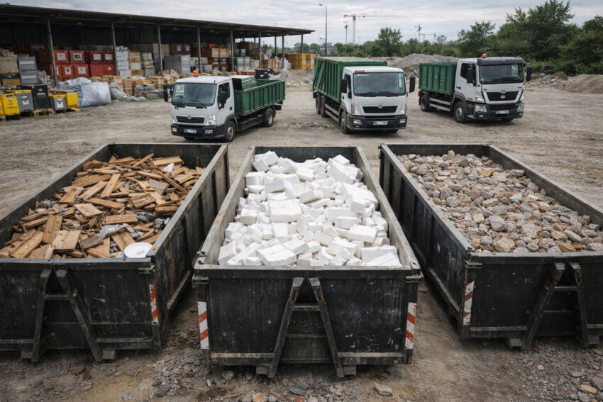 preluarea deseurilor din constructii, transport moloz, deseuri constructii demolari, evacuare moloz, colectare moloz, santier organizat, logistica constructii, eficienta lucrari